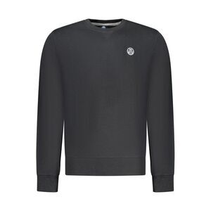 North Sails Black Cotton Men Men's Sweatshirt
